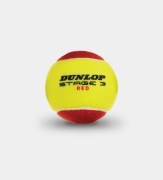 bolas dunlop tennis stage 3 red-yellow 3b