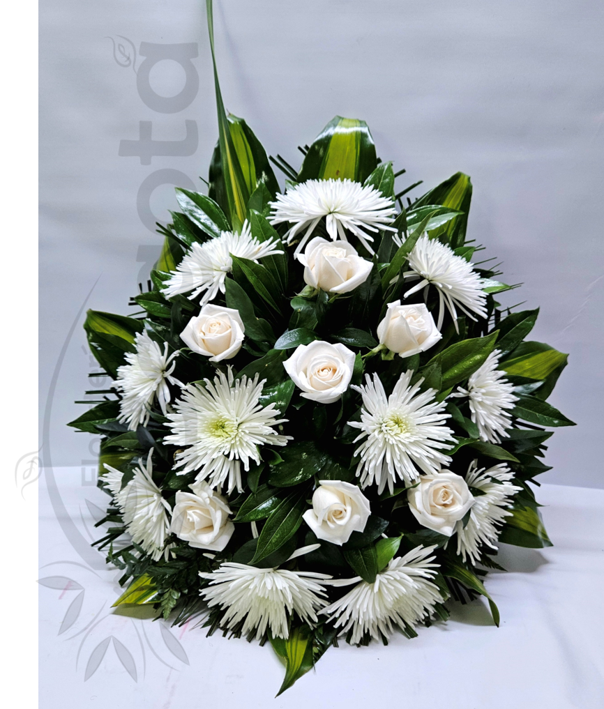 Ramo de condolencia rosas
